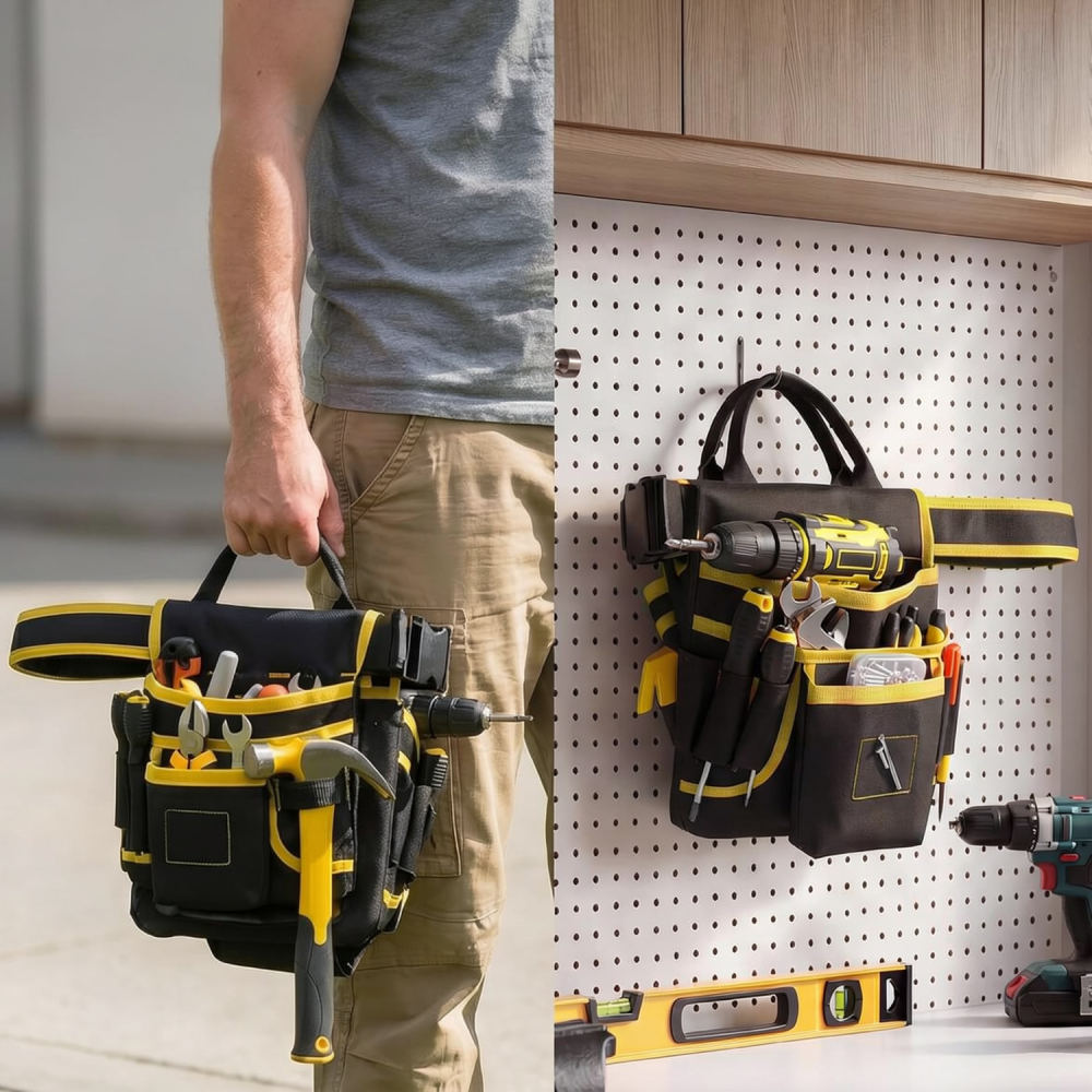 Heavy Duty Tool Belt Pouch Mul - Heavy Equipment Electrician ulasan dan harga